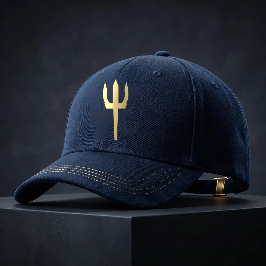 Lead Elite Academy navy cap with gold trident